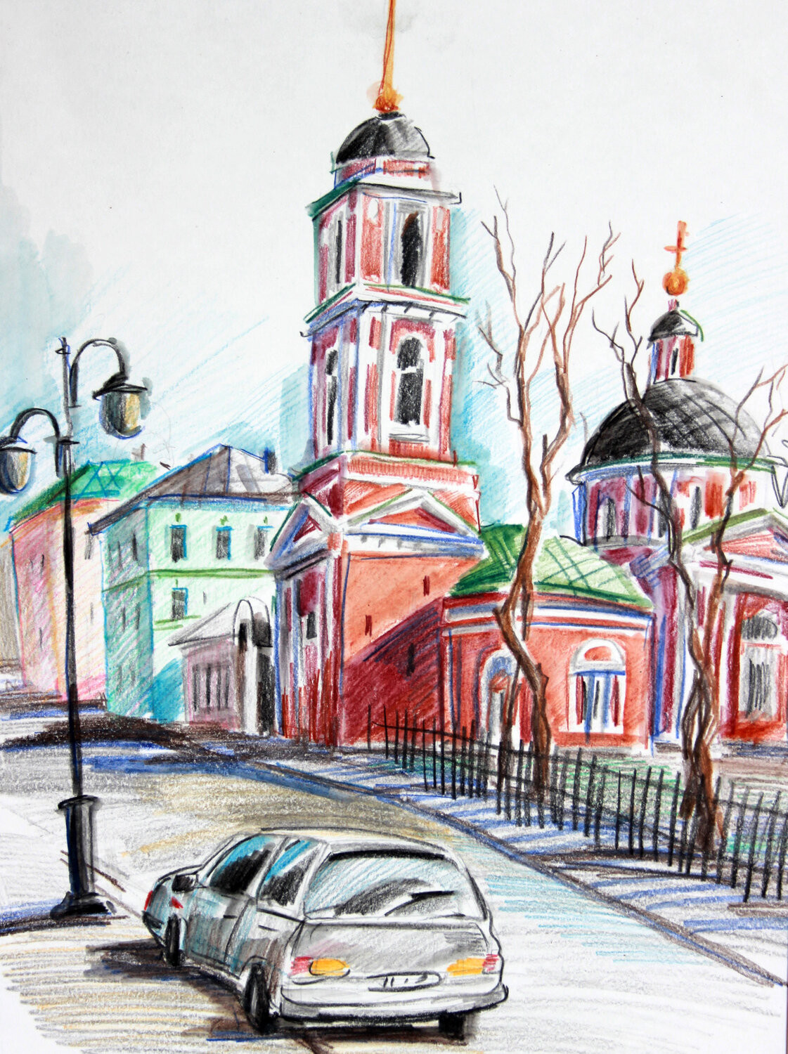 Воронеж рисунок города
