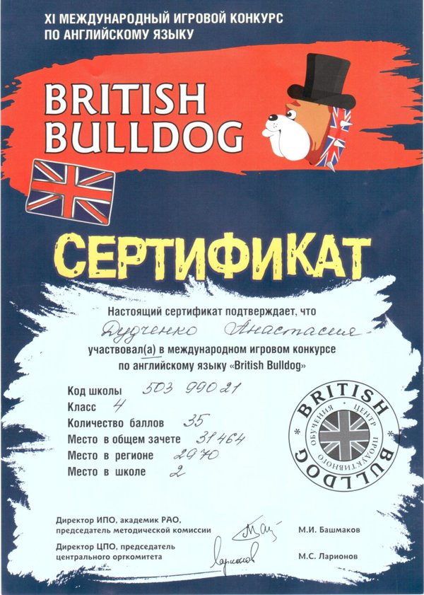 British Bulldog сертификат. Британский бульдог конкурс. British Bulldog грамота. Британский бульдог конкурс по английскому языку сертификат.