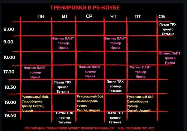 Аккредитация фитнес клубов в рб