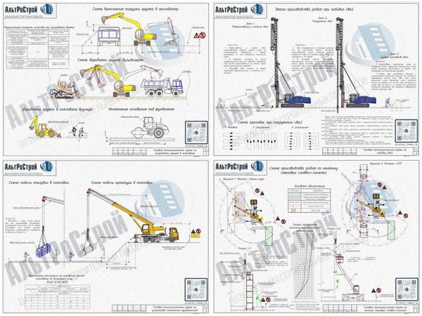 Ппр на свайные работы dwg