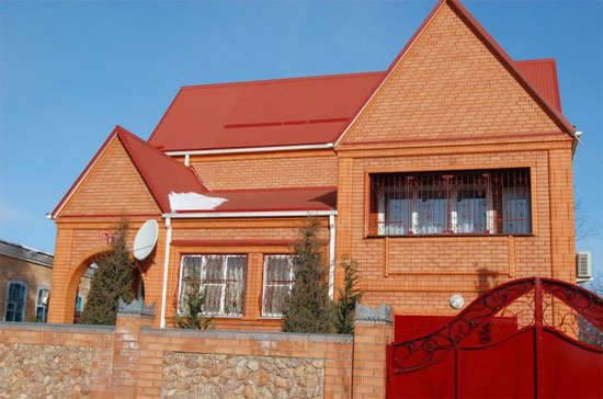 Губский кирпич фото домов