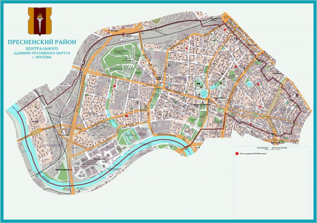 Карта басманного района москвы границы