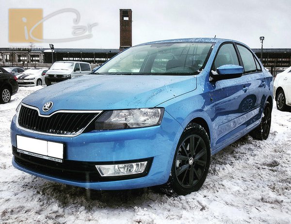 Skoda Rapid 2016 синий