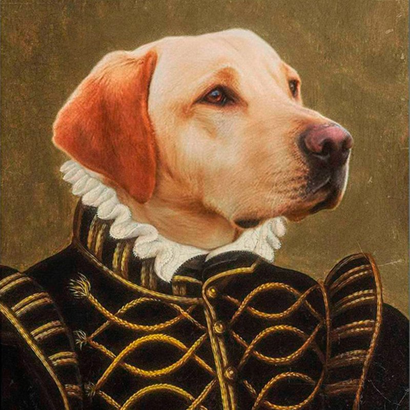 Портрет собаки на заказ по фото