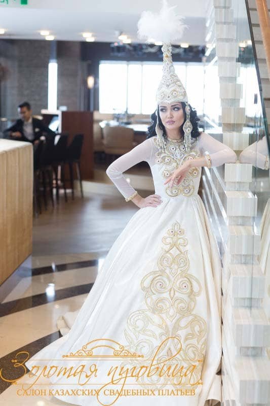 Казахская свадебная платья