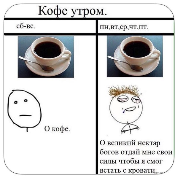 Смешные картинки о кофе