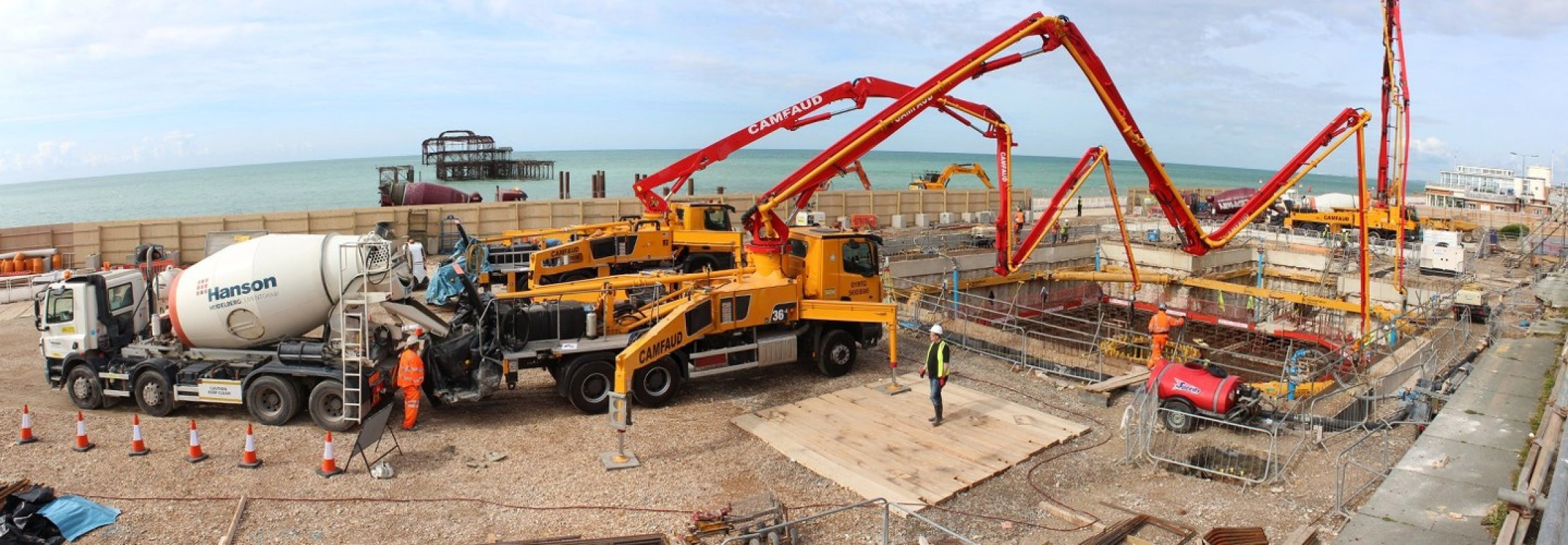 Бетононасос для заливки бетона