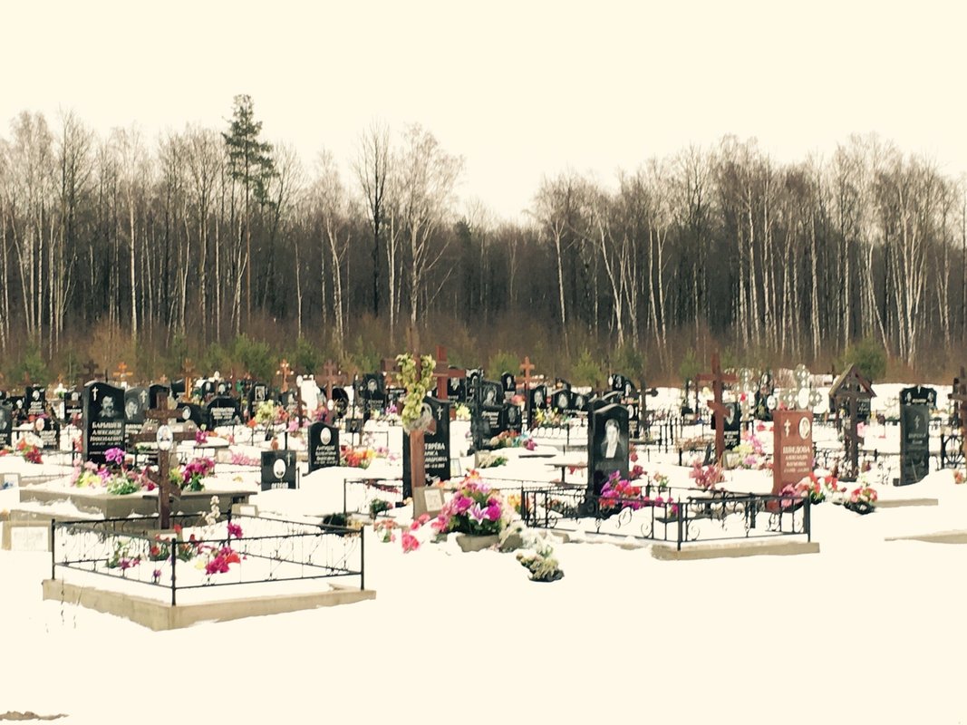 План колпинского городского кладбища