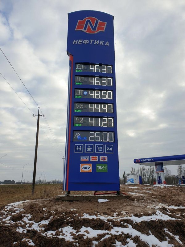 Нефтика азс карта