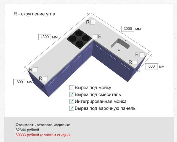 Столешница из искусственного камня flinstone фирма