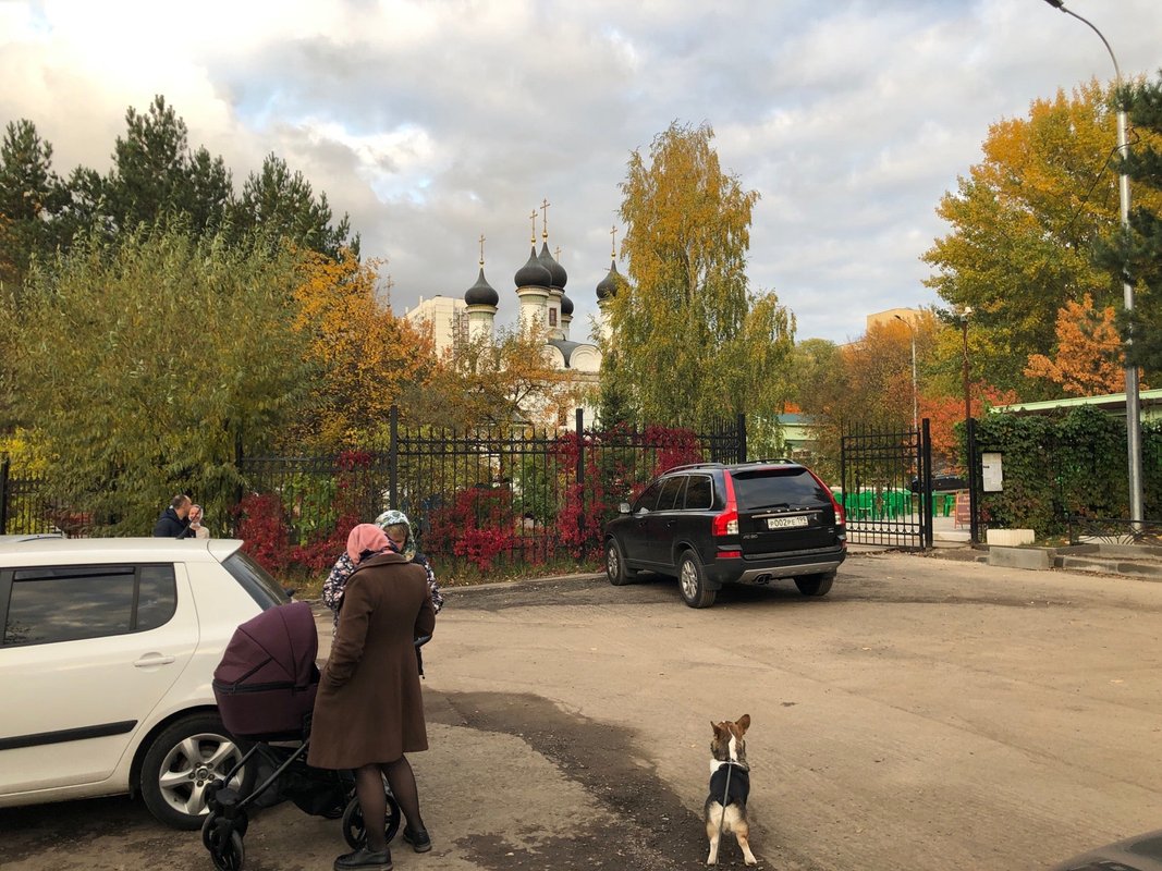 Церковь в Братцево кладбище