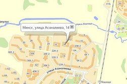 Асаналиева 29 минск карта